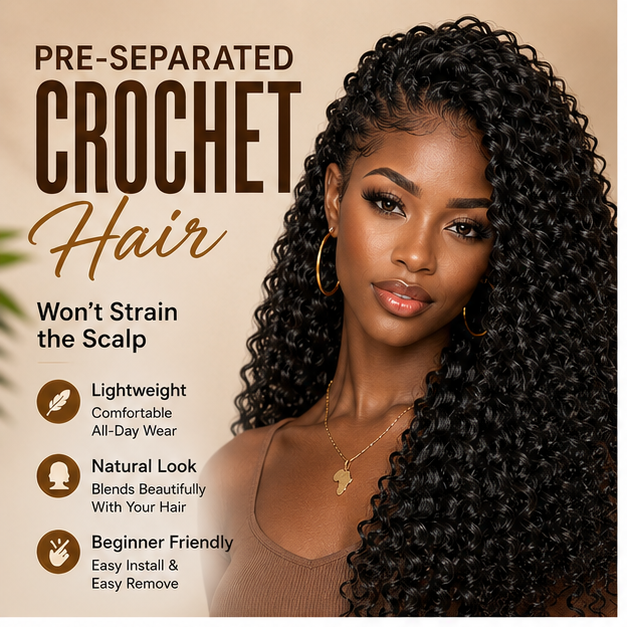 Feather Crochet Hair Virgin Human Hair Burmese Curl Silky Soft Crochet Hair Braids Natural Color