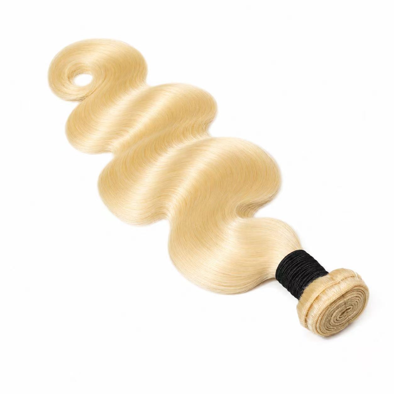 100% Virgin Human Hair Blonde Color #613 Body Wave Bundles Silky Soft Brazilian Hair Weft 100g